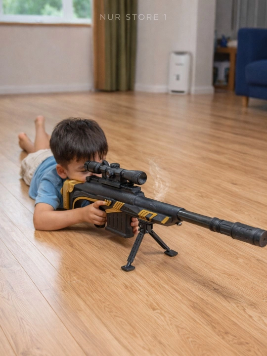 Orbitali pnevmatik to'pponcha, Glock, avtomat M416, miltiq, suvli o'q, orbiz