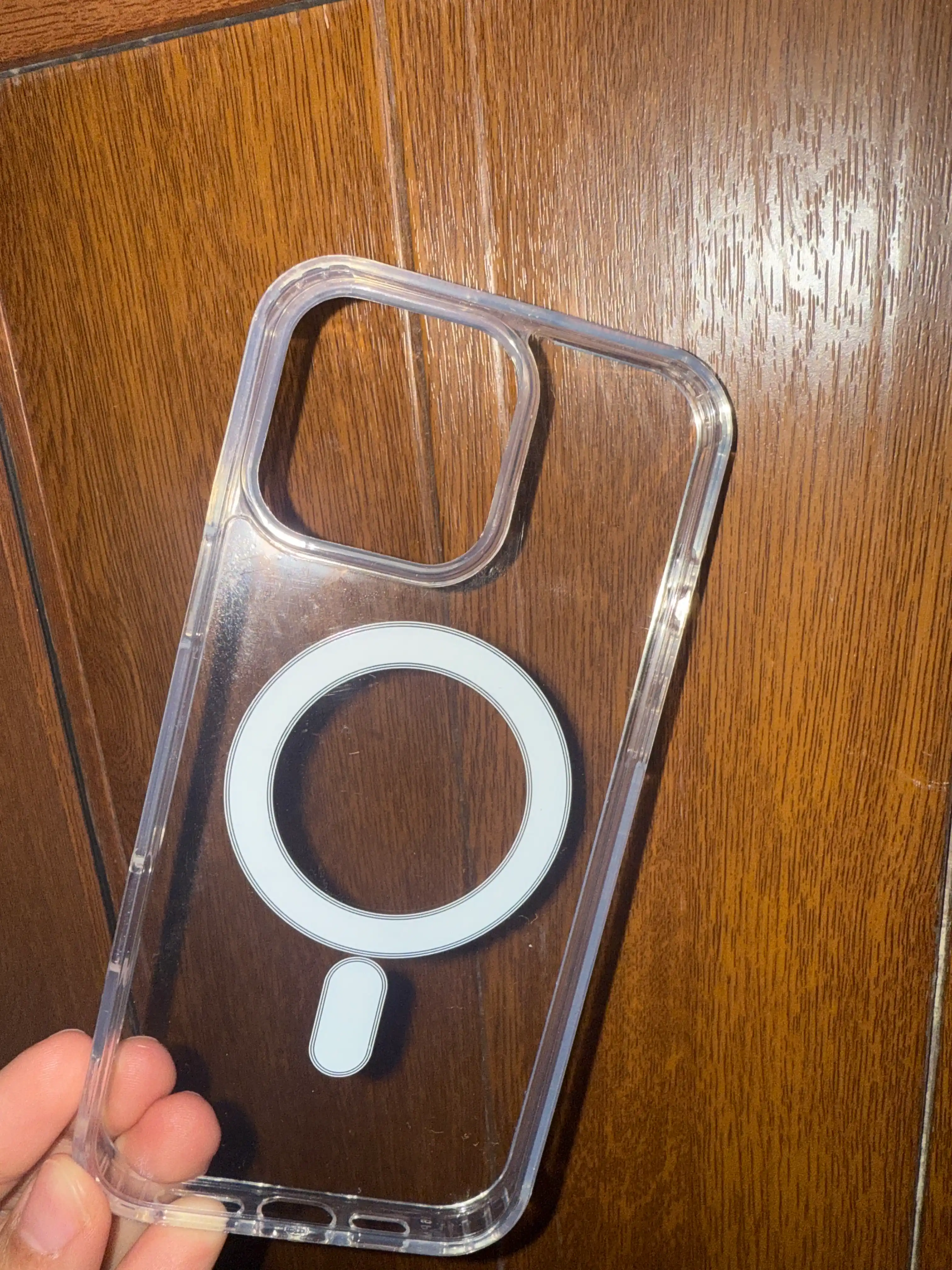 iPhone 17, 16, 15 Pro Max uchun shaffof MagSafe g‘ilofi, magnitli, zarbalardan himoyalangan