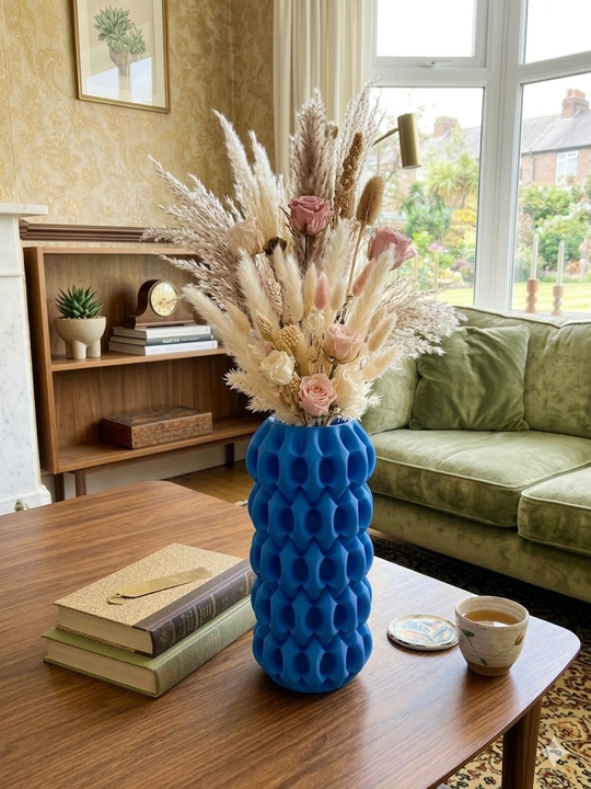 Ваза «Фрактал» Rayelle home, из 3D пластика