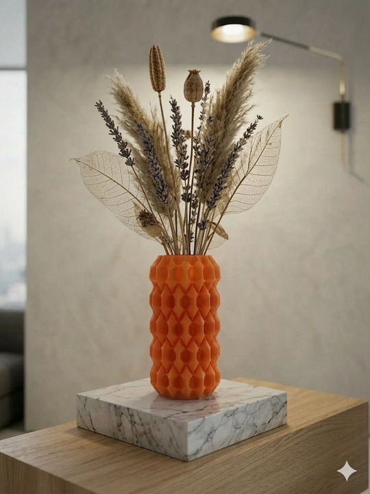 Ваза «Фрактал» Rayelle home, из 3D пластика
