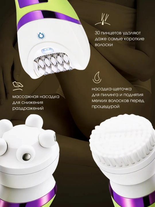 Эпилятор VGR для женщин, депиляция, эпилятор для тела, профессиональный V-703, V-756,V-759