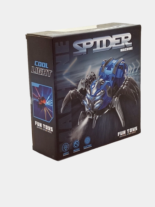 O‘rgimchak robot Spider Machine musiqa va yorug‘lik bilan, elektr