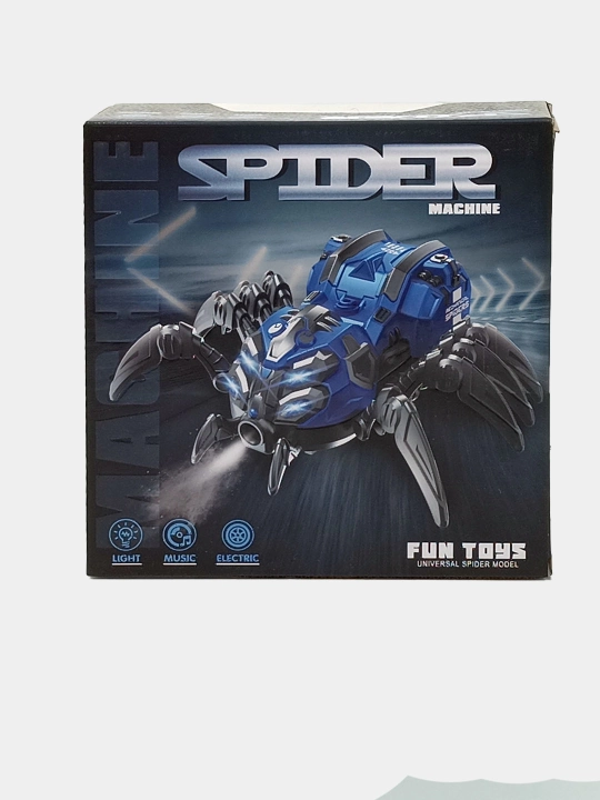 O‘rgimchak robot Spider Machine musiqa va yorug‘lik bilan, elektr