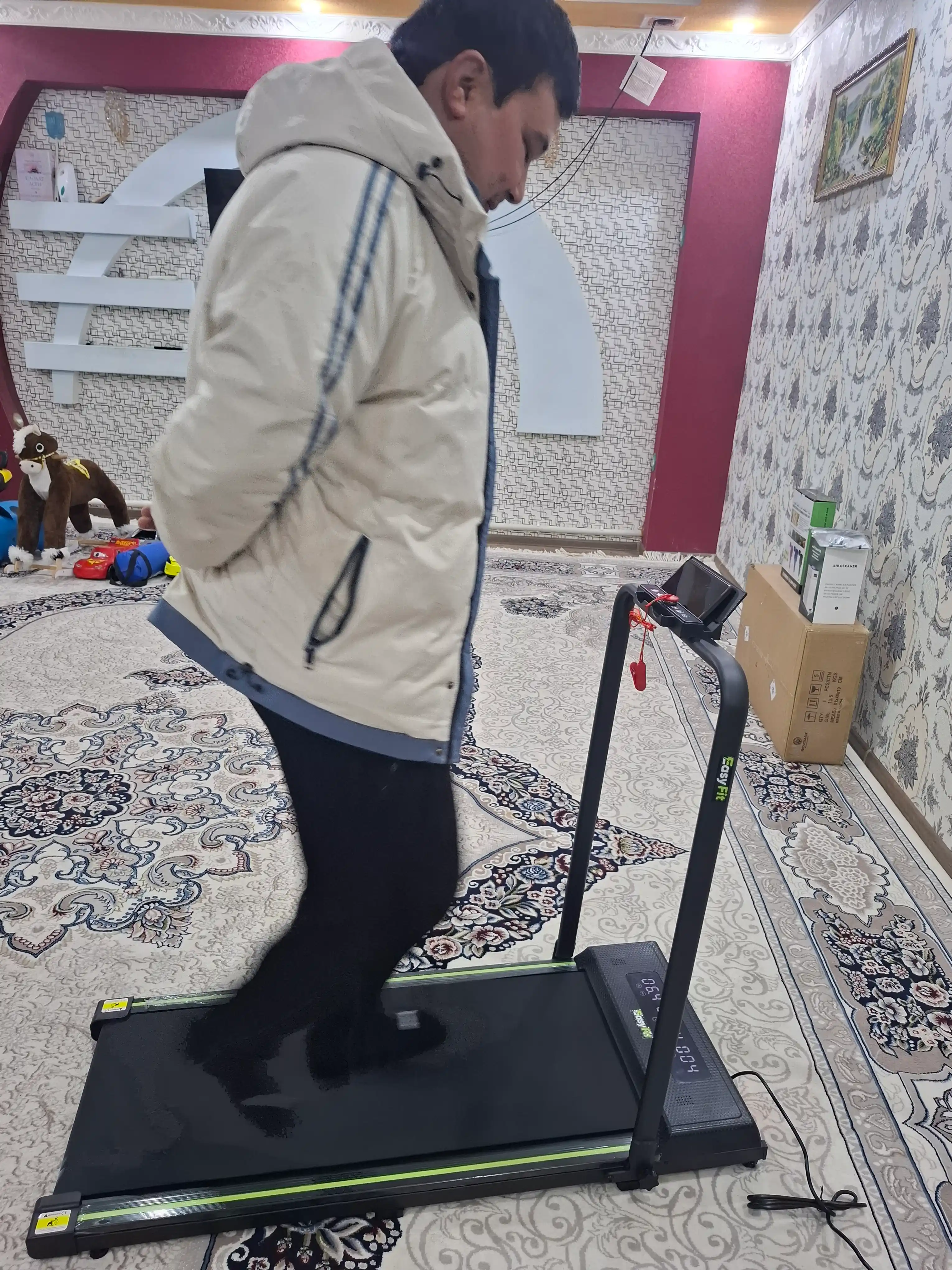 Yugurish yo‘lagi HOMEX H7, 120 kg gacha, elektr, yig‘iladigan