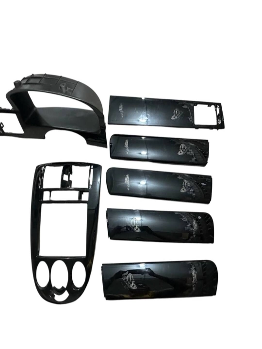 Детали Gentra Аквапринт, 7 деталей, в стиле Космос, Гербом и  Black wolf c подсветкой