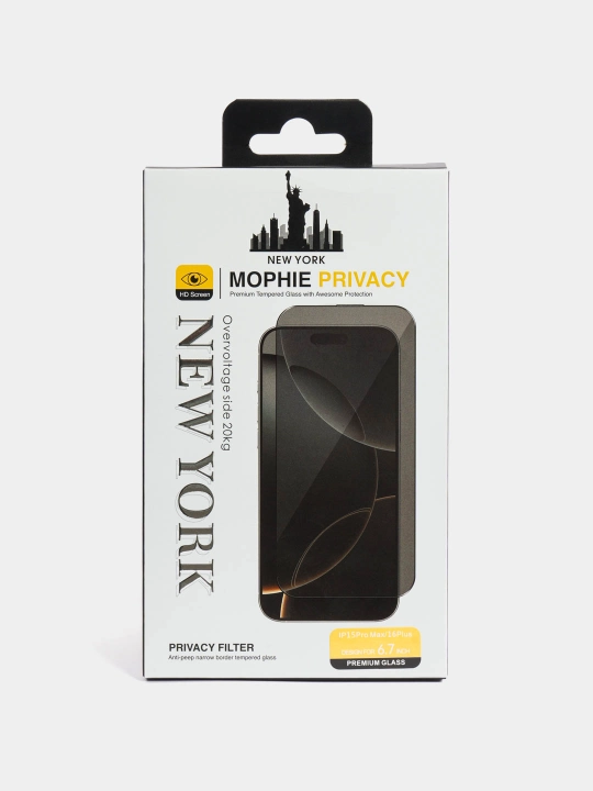 Защитное стекло iPhone 9H Full Screen HD / Privacy Anti-Spy противоударное