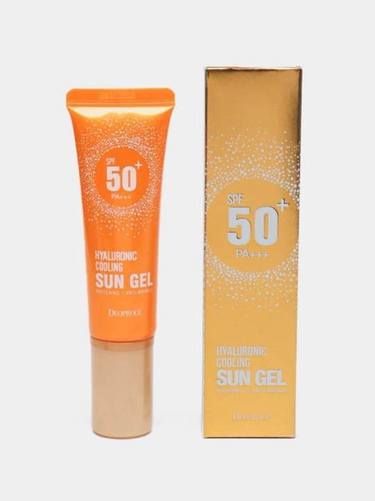 Quyoshdan himoya qiluvchi krem,Sun gel,Deoproce Hyaluronic SPF 50+PA+++, 50 gr
