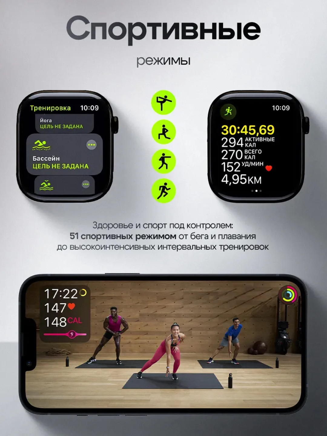 Смарт часы Smart watch 7 Milliard 11 Series 46 мм Full Amoled