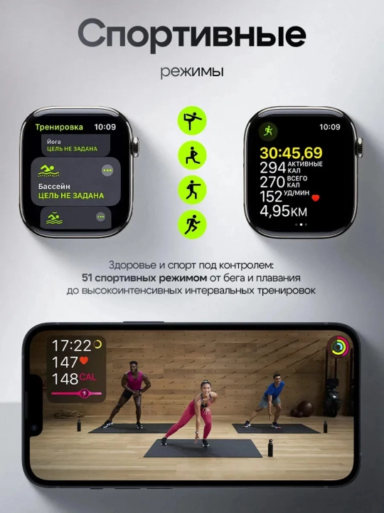 Смарт часы Smart watch 7 Milliard 11 Series 46 мм Full Amoled