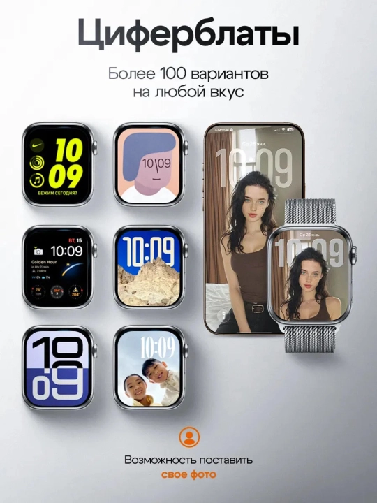 Смарт часы Smart watch 7 Milliard 11 Series 46 мм Full Amoled