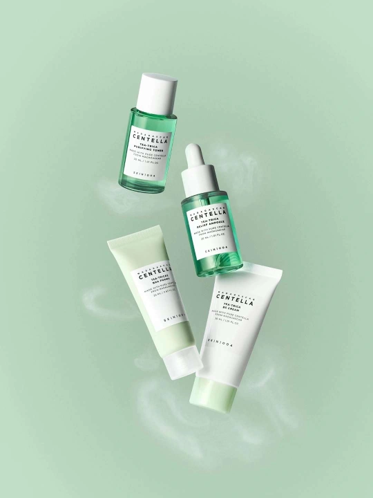 SKIN1004 Madagascar Centella Poremizing, Tea-Trica, Travel Kit sayohat uchun mini to‘plam