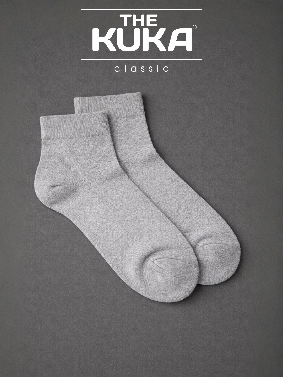 The Kuka — kalta paypoqlar erkaklar uchun, 41-44 · kulrang melanj/bordo/indigo