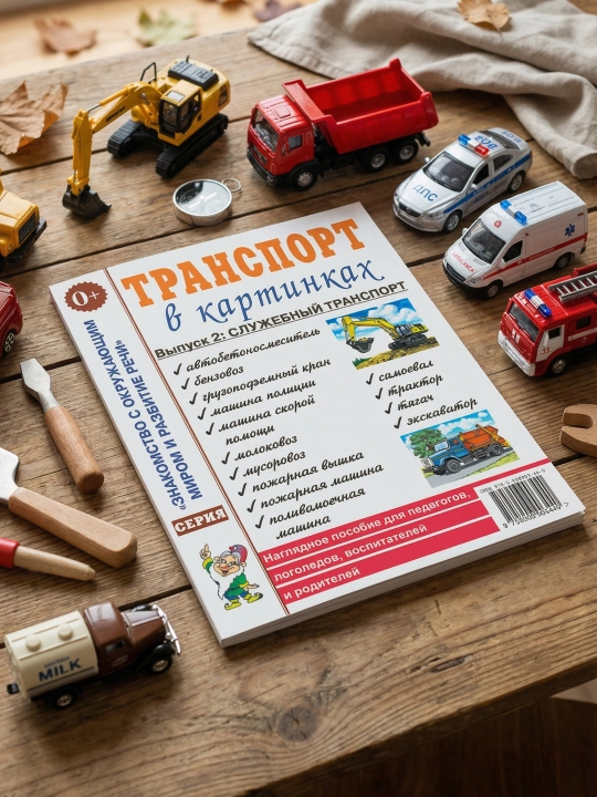 Transport rasmlarda. 2-son: xizmat transporti. Koʻrgazmali qoʻllanma