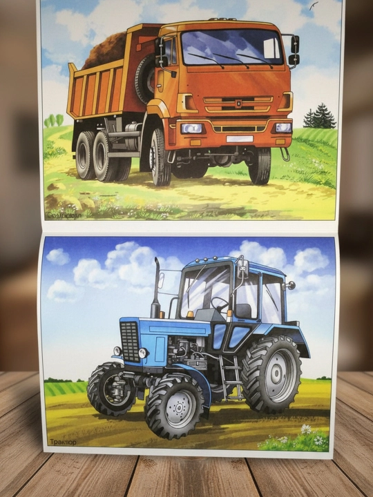 Transport rasmlarda. 2-son: xizmat transporti. Koʻrgazmali qoʻllanma