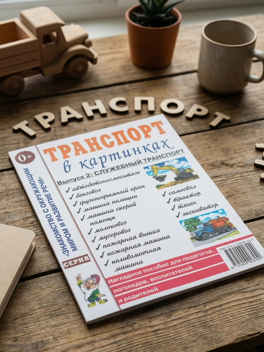 Transport rasmlarda. 2-son: xizmat transporti. Koʻrgazmali qoʻllanma