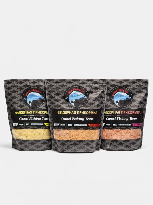 Feeder baliq ovi uchun prikormka Camel Fishing Team 1 kg, karp sazan va karas uchun