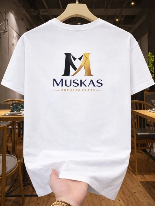 Oq futbolka, erkaklar va ayollar paxta matosi, bambuk matosi, kalta yengli