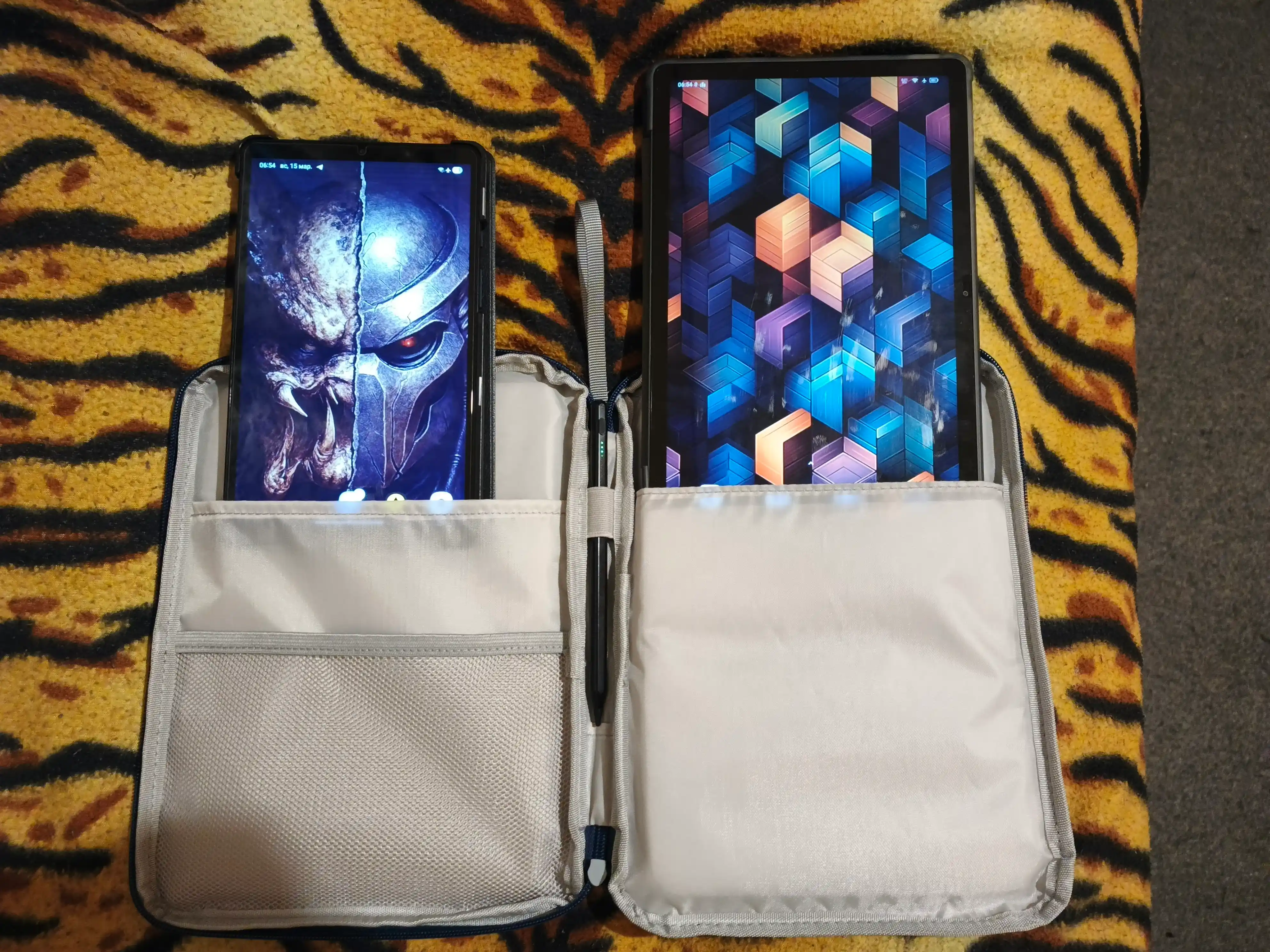 Planshetlar va elektron kitoblar uchun universal sumka, 10,9/12.9 o'lcham