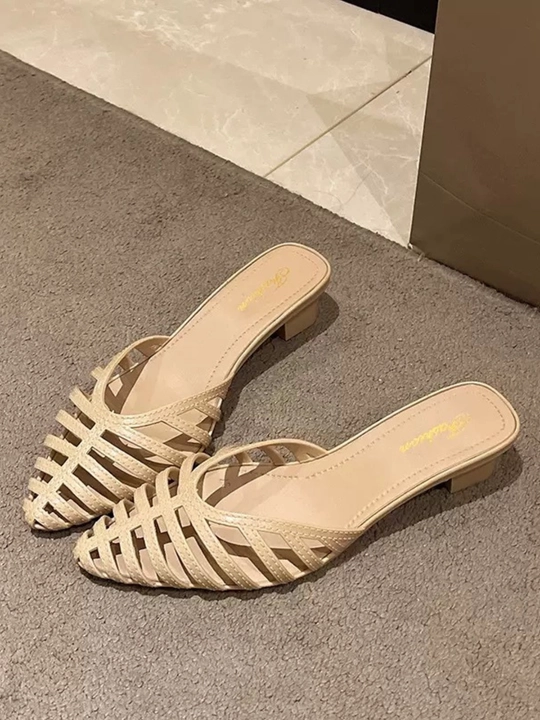 Ayollar tuflisi Ofis va uy uchun past poshnali