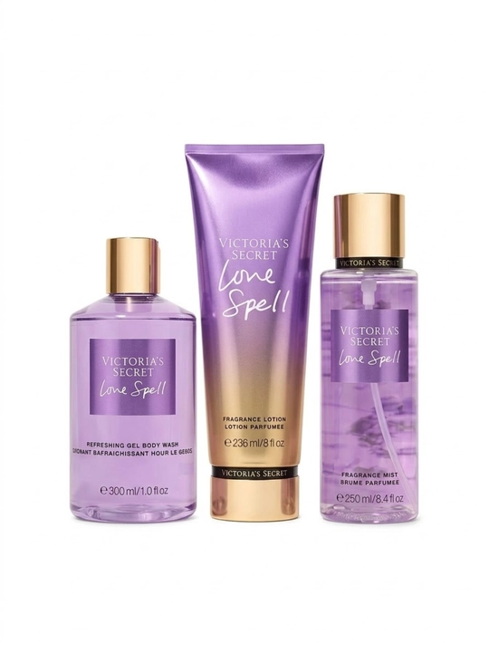 Набор Victoria’ s Secret Velvet Petals: парфюмированный мист, лосьон и гель для душа