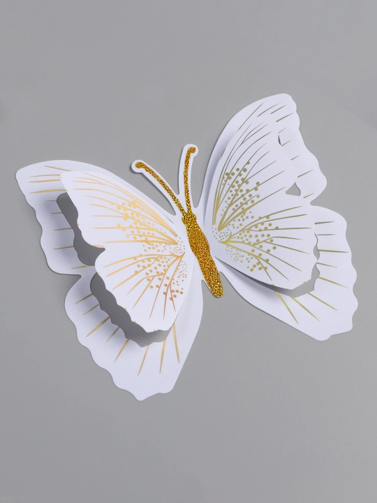 Interyer 3D/5D Kapalak stiker uy dekor hajmli yaltiroq