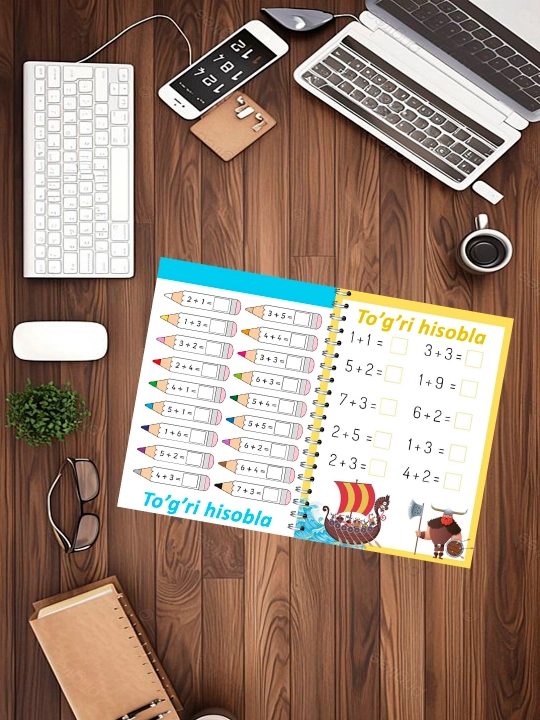 Elementar matematika, bolalar uchun kitob, boshlang’ich matematika, 5-7-yoshdagi, 56 bet