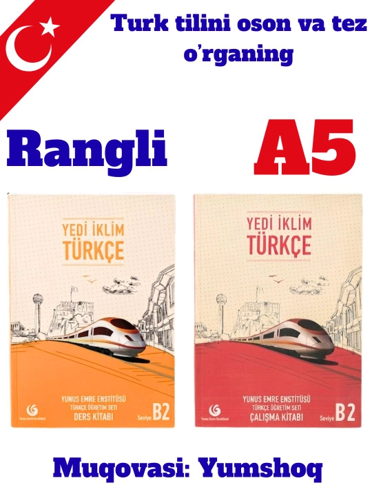 Yedi Iklim Türkçe — A1–C1 turk tili, darslik va mashq kitobi variantlari - 