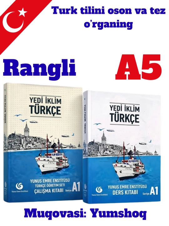 Yedi Iklim Türkçe — A1–C1 turk tili, darslik va mashq kitobi variantlari - 