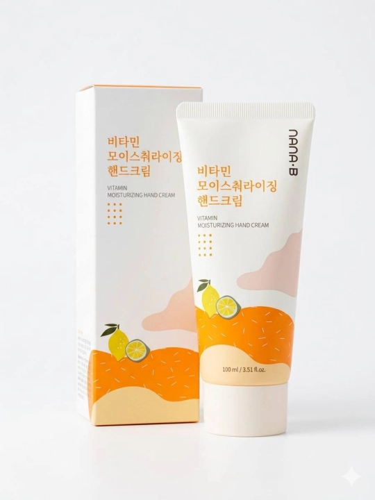 Nana-B qo'l uchun orginal koreyskiy, namlantiruvchi, vitaminga boy krem