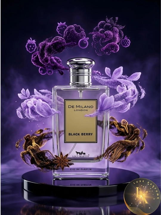 Женская парфюмированная вода De Milano London Black Berry Loui Martin, 100 мл - 