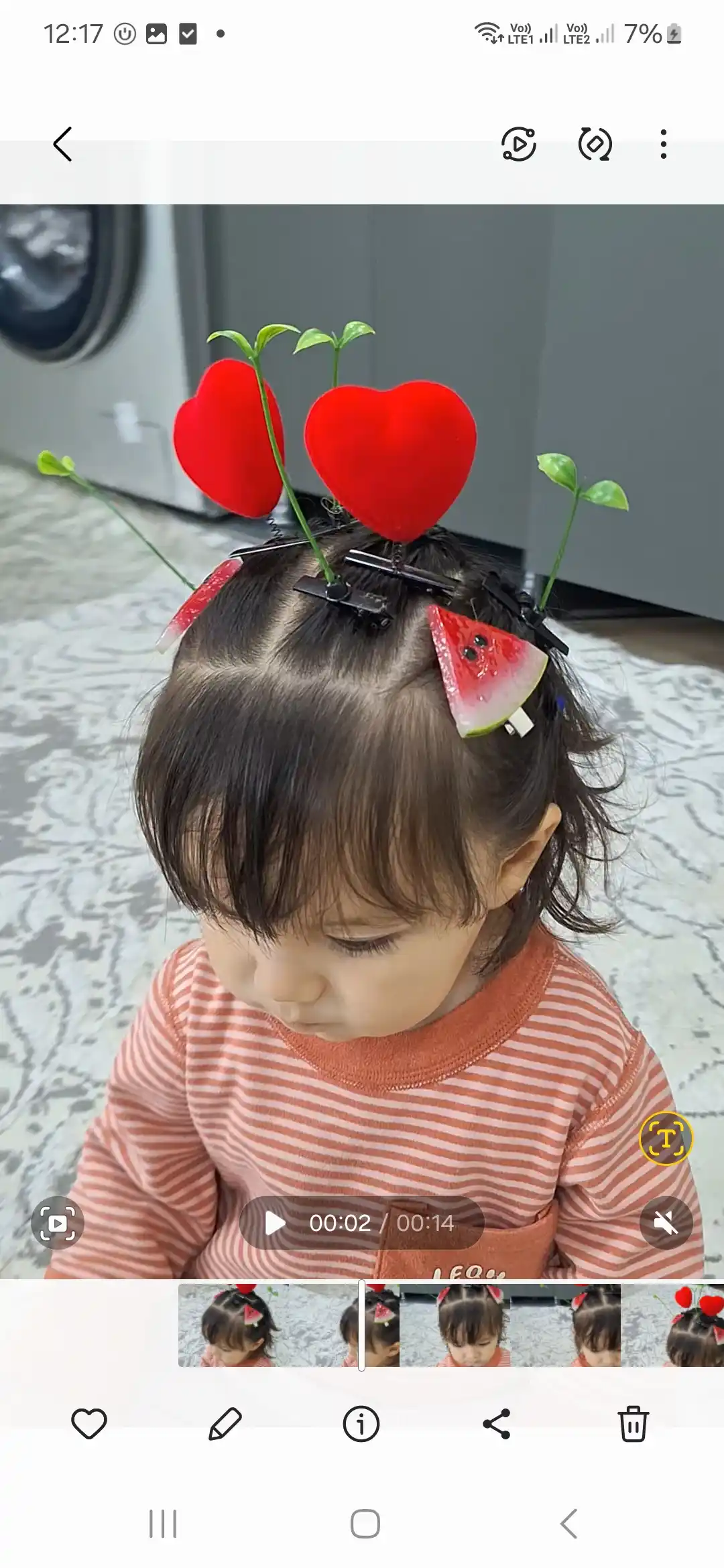 Mevali soch qisqichlari to'plami "Yozgi kayfiyat", laym, limon, tarvuz, mandarin