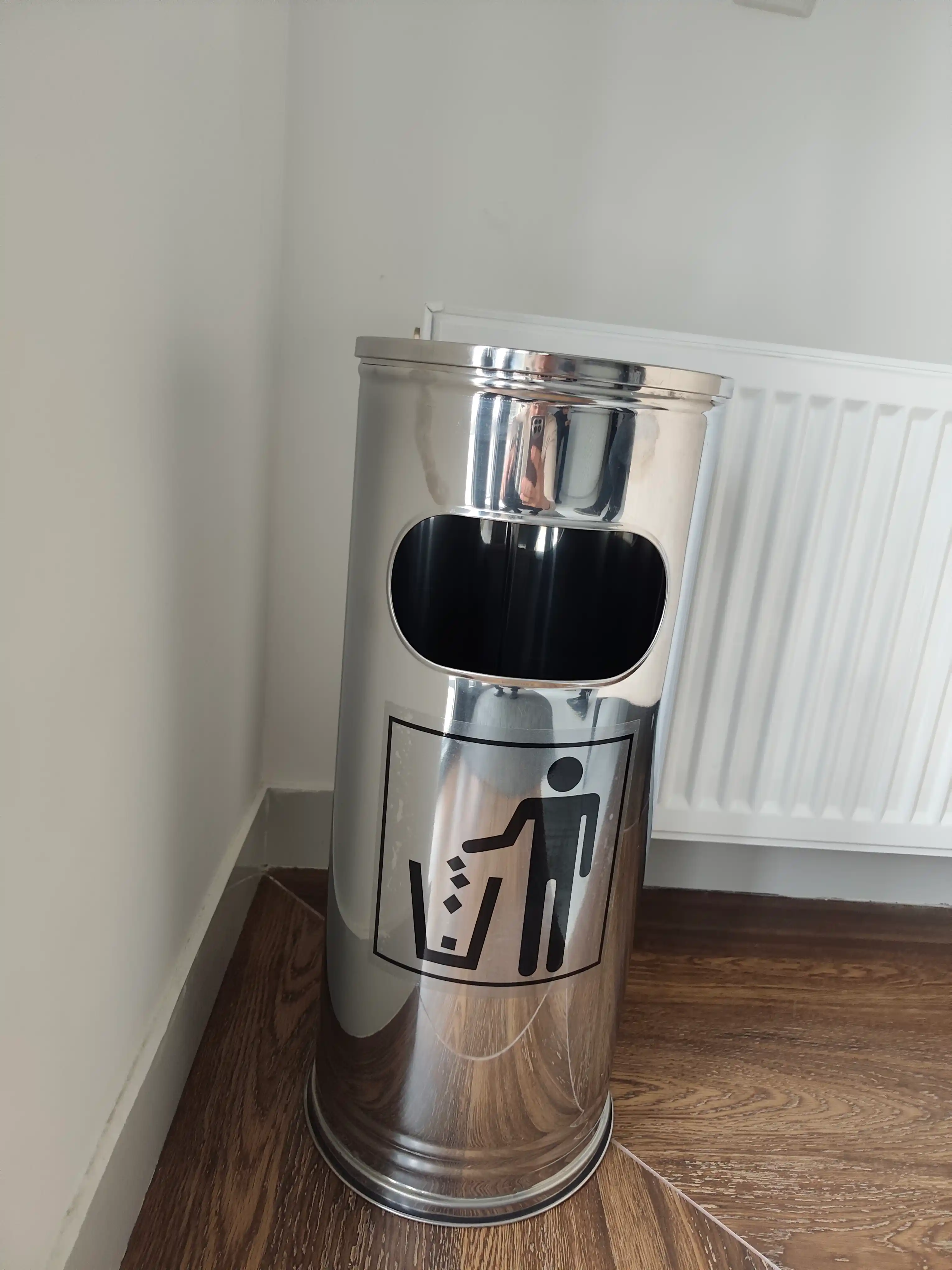 Uy va ofis uchun chiqindi chelagi, idishi Axlat qutisi, ofis uchun metall va plastmassa