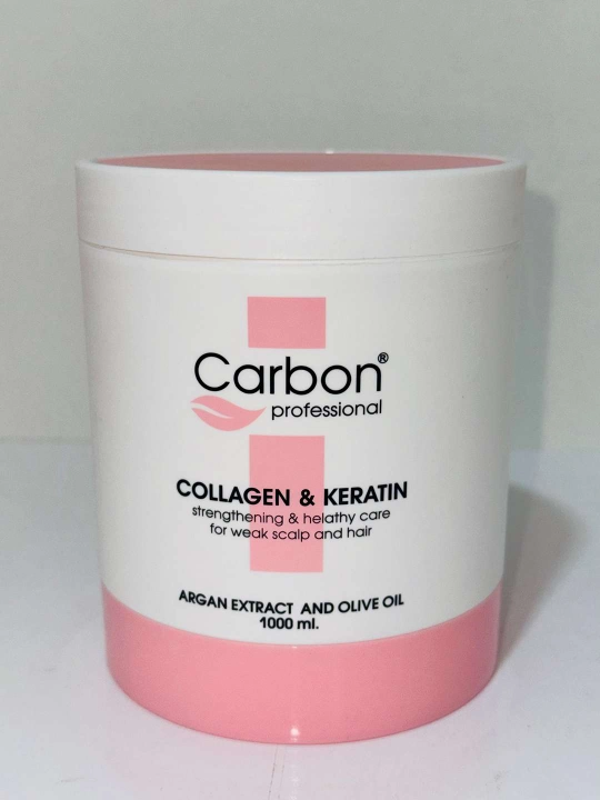 OMEGA Carbon Professional Бальзам для волос Collagen & Keratin Питает  и придаёт гладкость