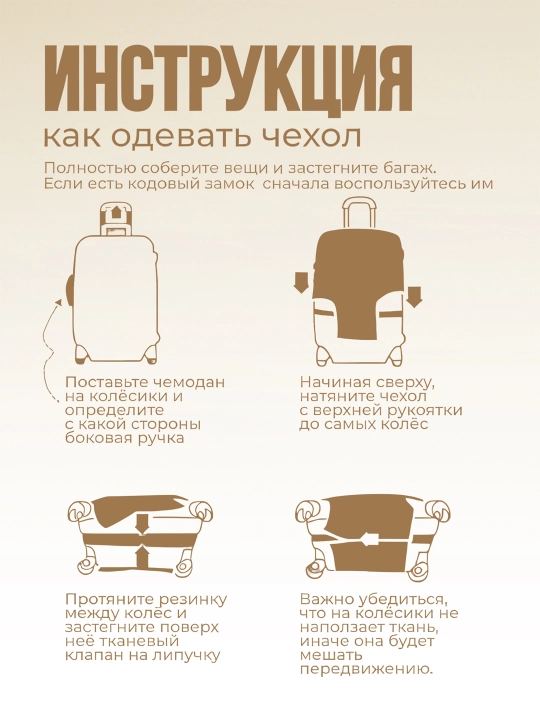 Чехол для чемодана, эластичный защитный чехол на чемодан