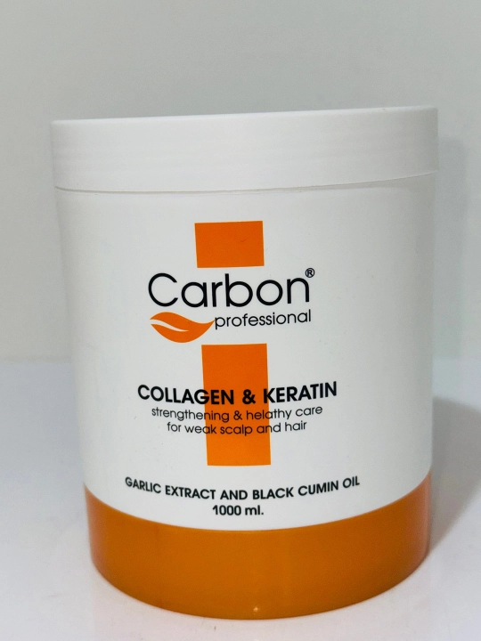 OMEGA Carbon Professional Бальзам для волос Collagen & Keratin Питает  и придаёт гладкость