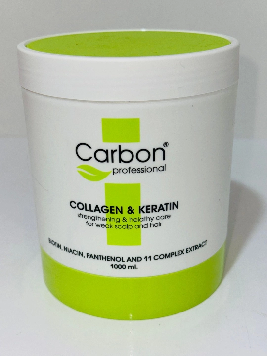 OMEGA Carbon Professional Бальзам для волос Collagen & Keratin Питает  и придаёт гладкость