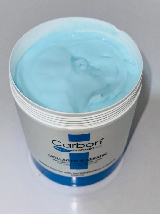 OMEGA Carbon Professional Бальзам для волос Collagen & Keratin Питает  и придаёт гладкость