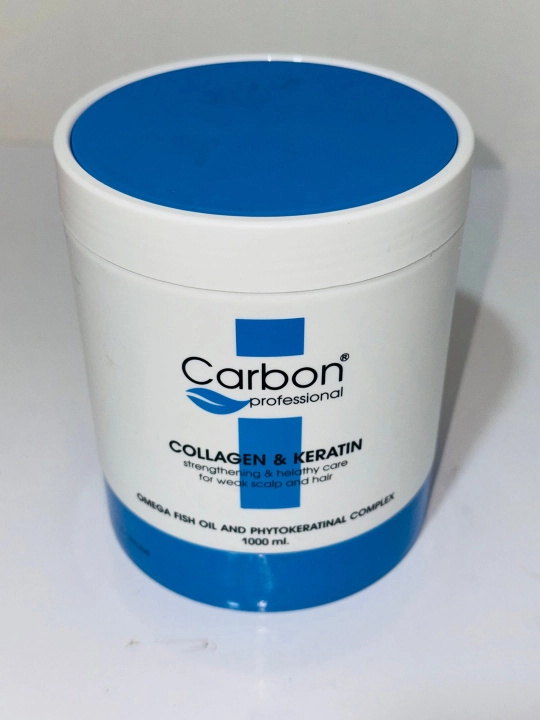 OMEGA Carbon Professional Бальзам для волос Collagen & Keratin Питает  и придаёт гладкость