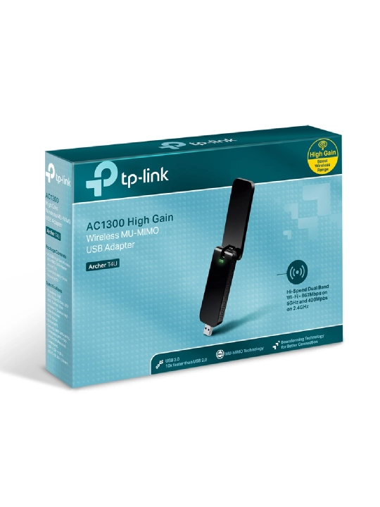 TP-LINK Archer T4U simsiz USB adapteri, AC1300