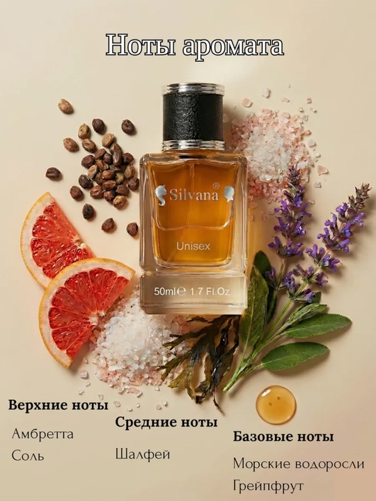 Parfyumlangan suv Wood Sage & Sea Salt Jo Malone, Silvana №U121, 50ml