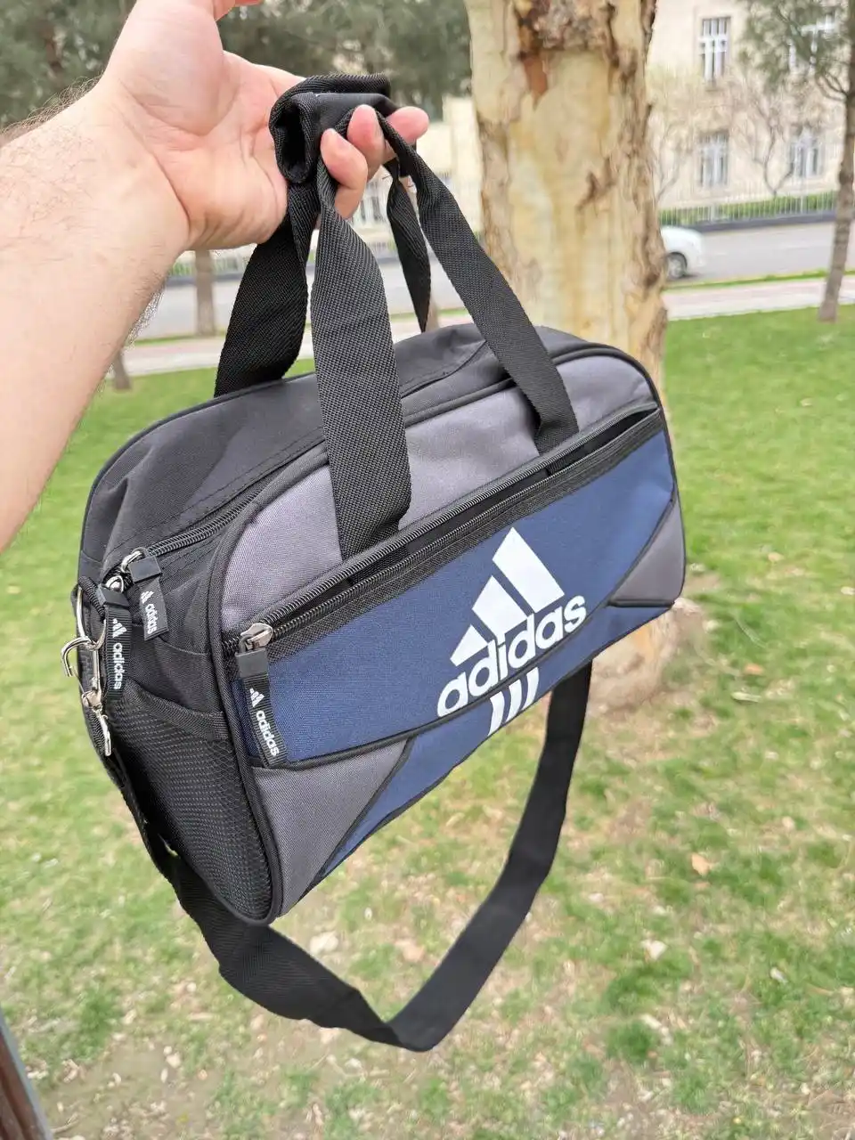 Kichik sport sumka 15L, sayohat va fitnes uchun, yengil va sig‘imli yo‘l sumkasi adidas