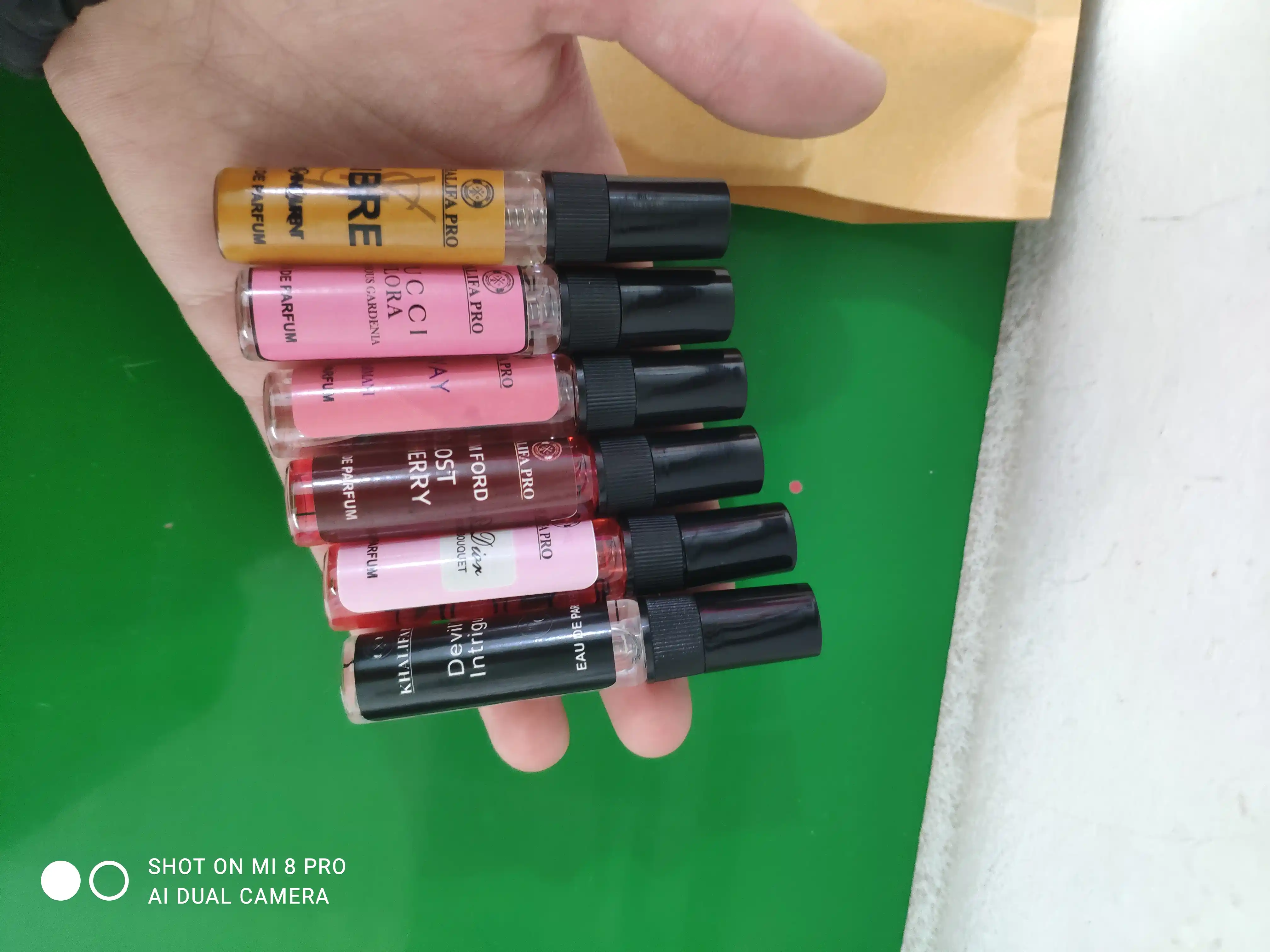Ayollar uchun atirlar to'plami, Libre, Lost Cherry, Gucci Flora, Miss Dior, My Way, 6in1