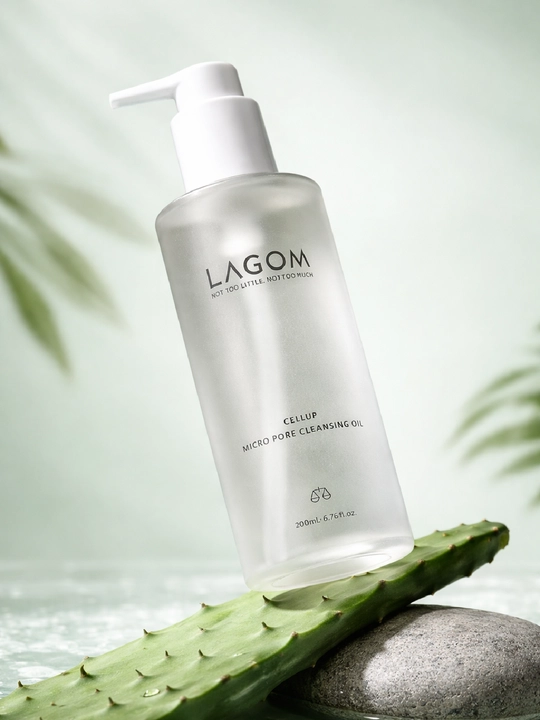 Lagom Cellup Micro Pore Cleansing Oil очищающее гидрофильное масло для лица 200 мл - 
