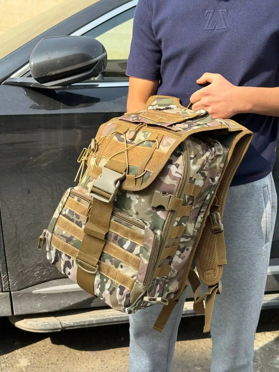 Рюкзак мужской дорожный, для военных, универсальный туристический рюкзак, военная сумка