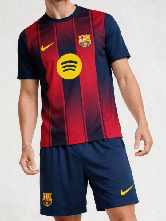 Barcelona jamoasi uchun safar va uy o‘yinlari futbol formasi - 