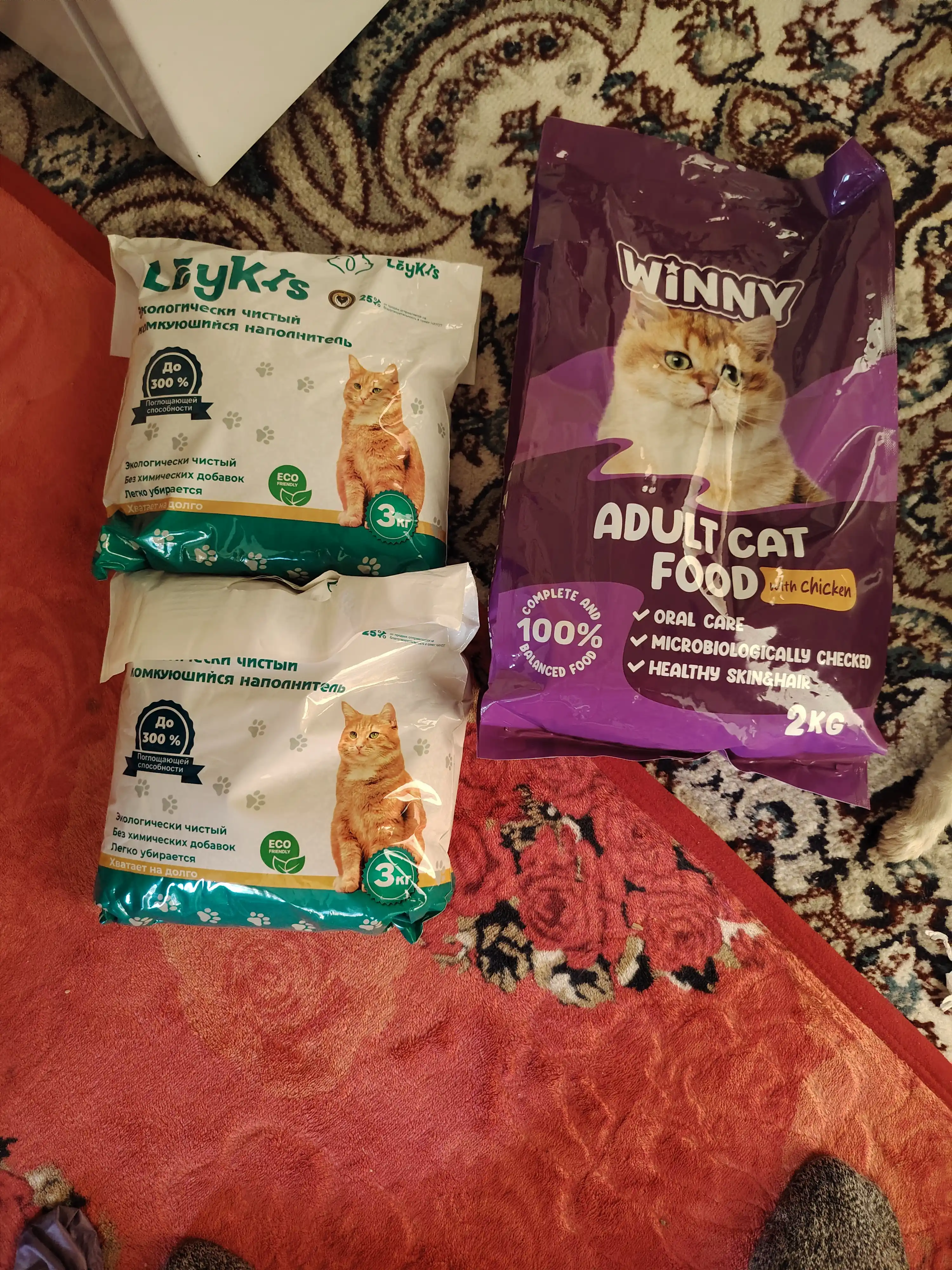 Winny сухой корм для кошек с курицей, 2кг , 10кг