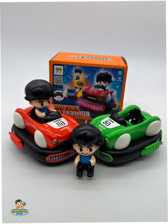 Bumper car pult bo'shqaruvli, qiziqarli to‘qnashuv o‘yini!