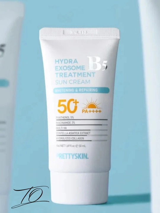 Pretty Skin Hydra B5 Sun Cream SPF 50 namlantiruvchi quyoshdan himoya qiluvchi krem
