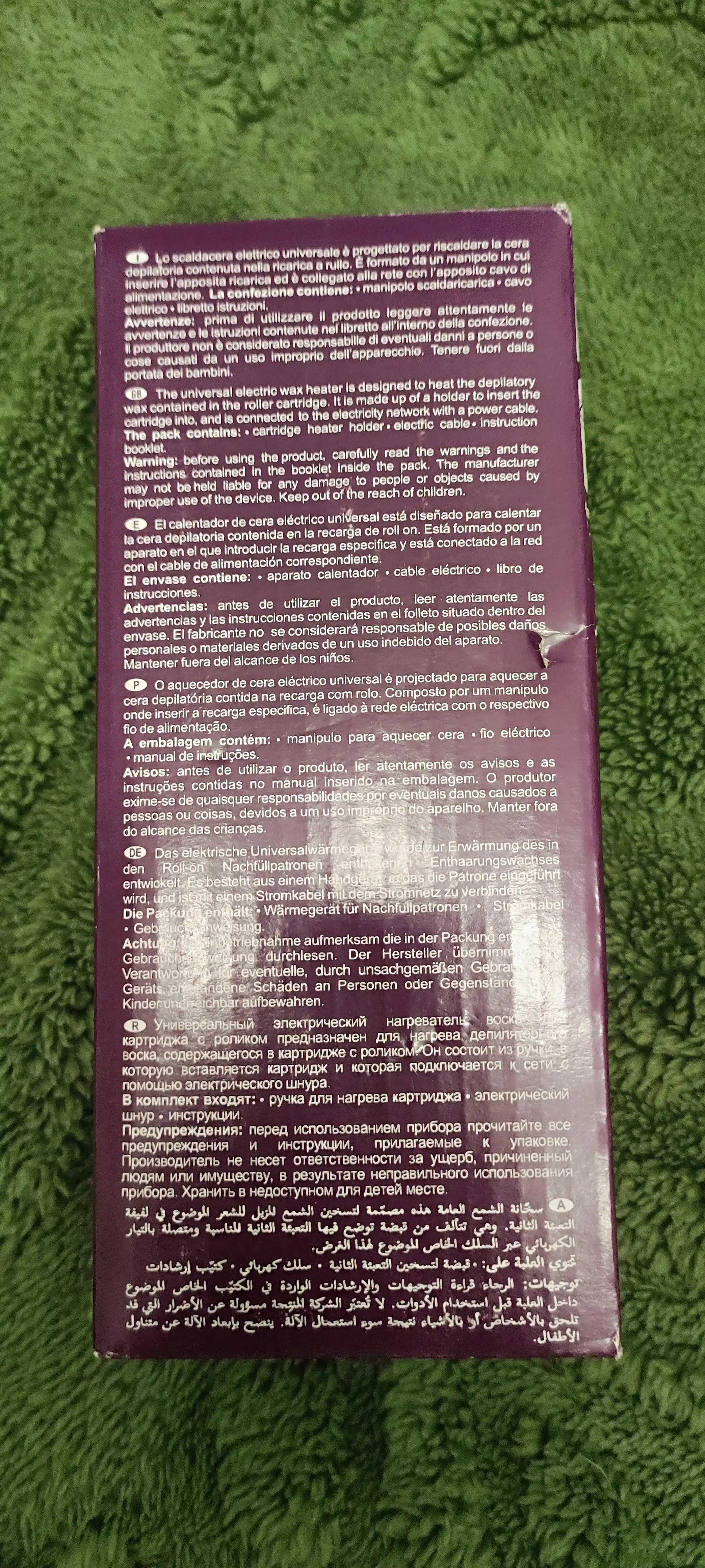 Mum erituvchisi kartrijli depilatsiya uchun Depilatory Crown Deep