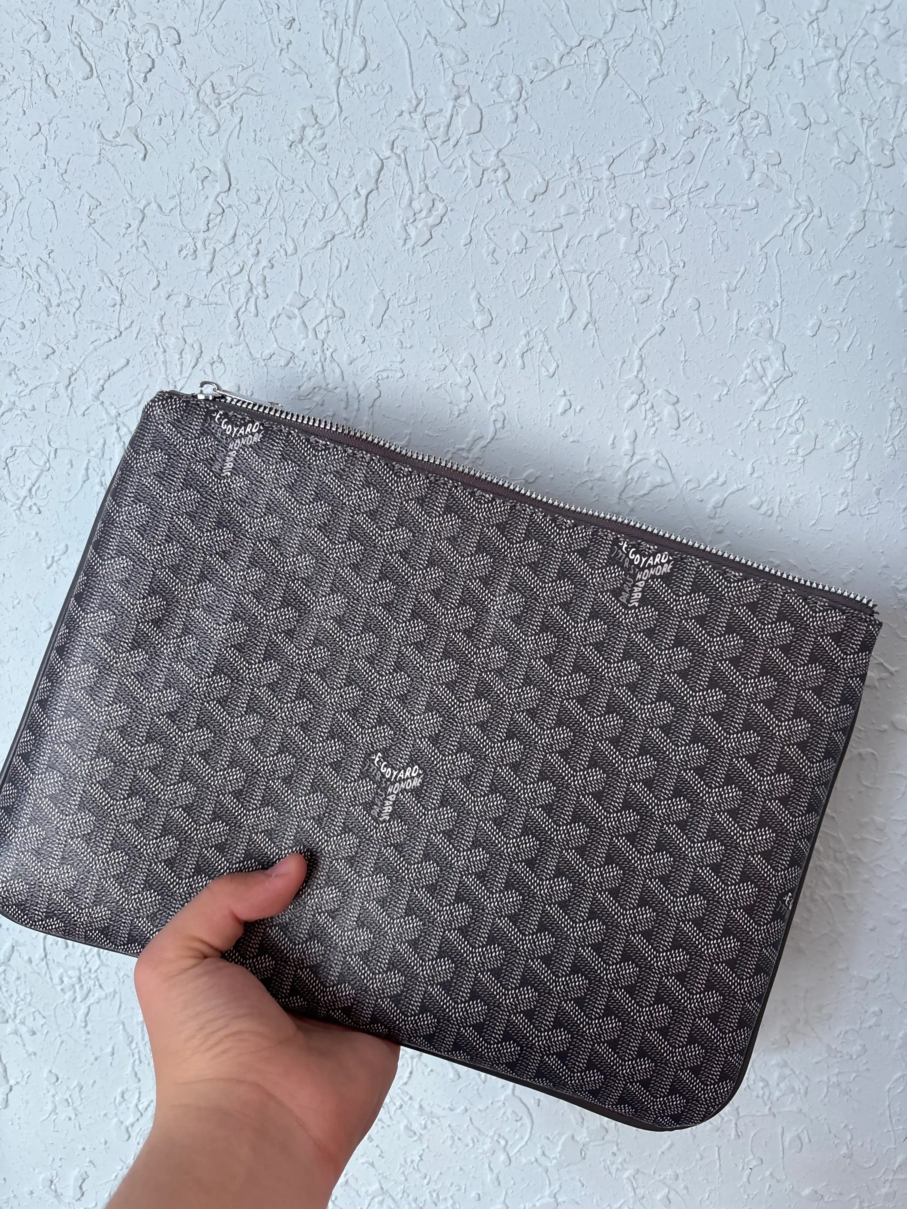 Goyard qo‘l sumka-klatch, barsetka erkaklar va ayollar uchun, zamonaviy dizayn karobkali